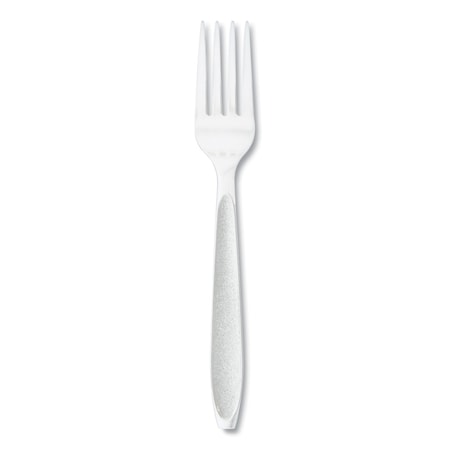 Solo Impress Heavyweight Full-Length Polystyrene Cutlery, Fork, White, 100PK HSWFX-0007